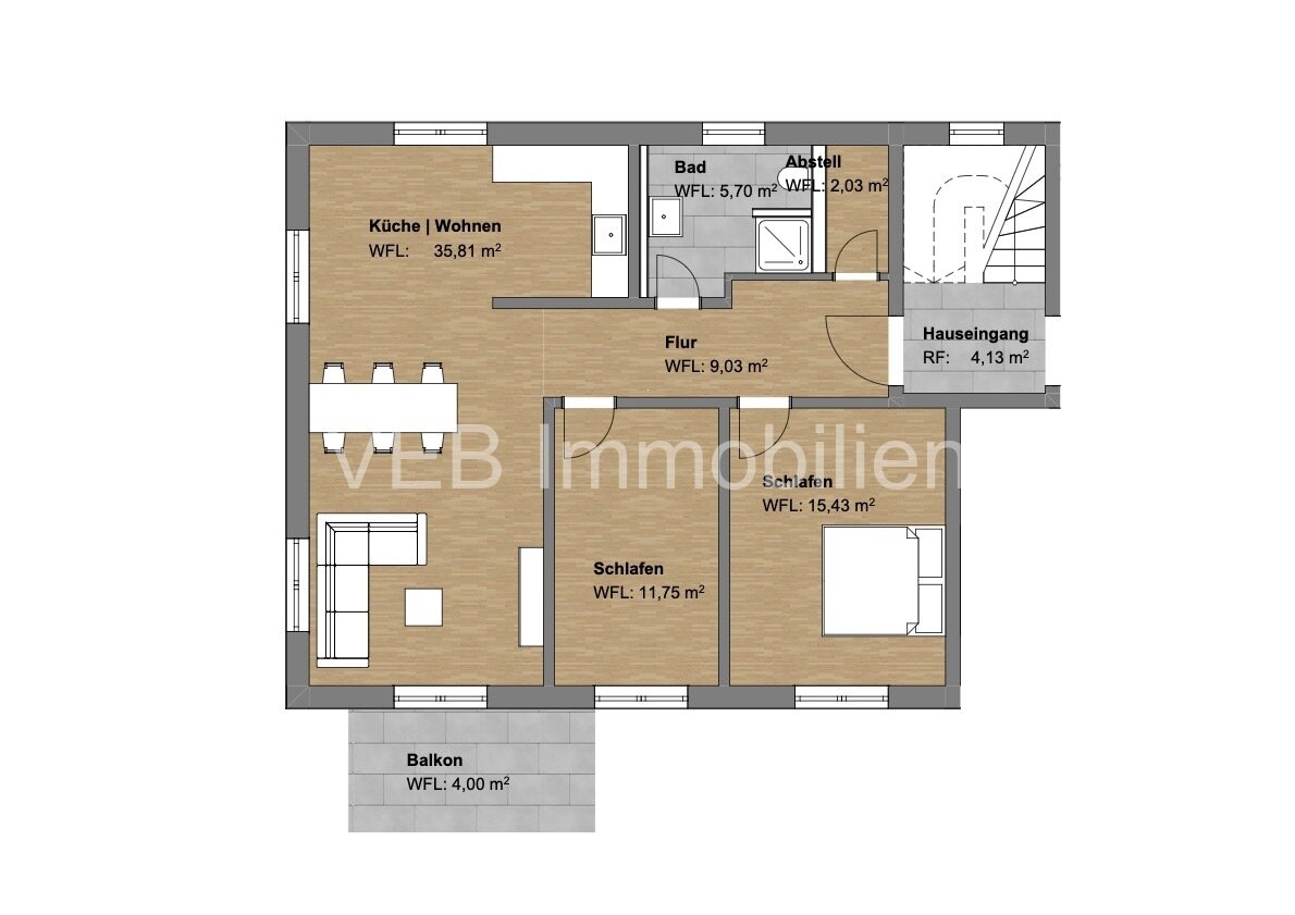 Beispielwohnung 2- RW Beispielwohnung 2- RW